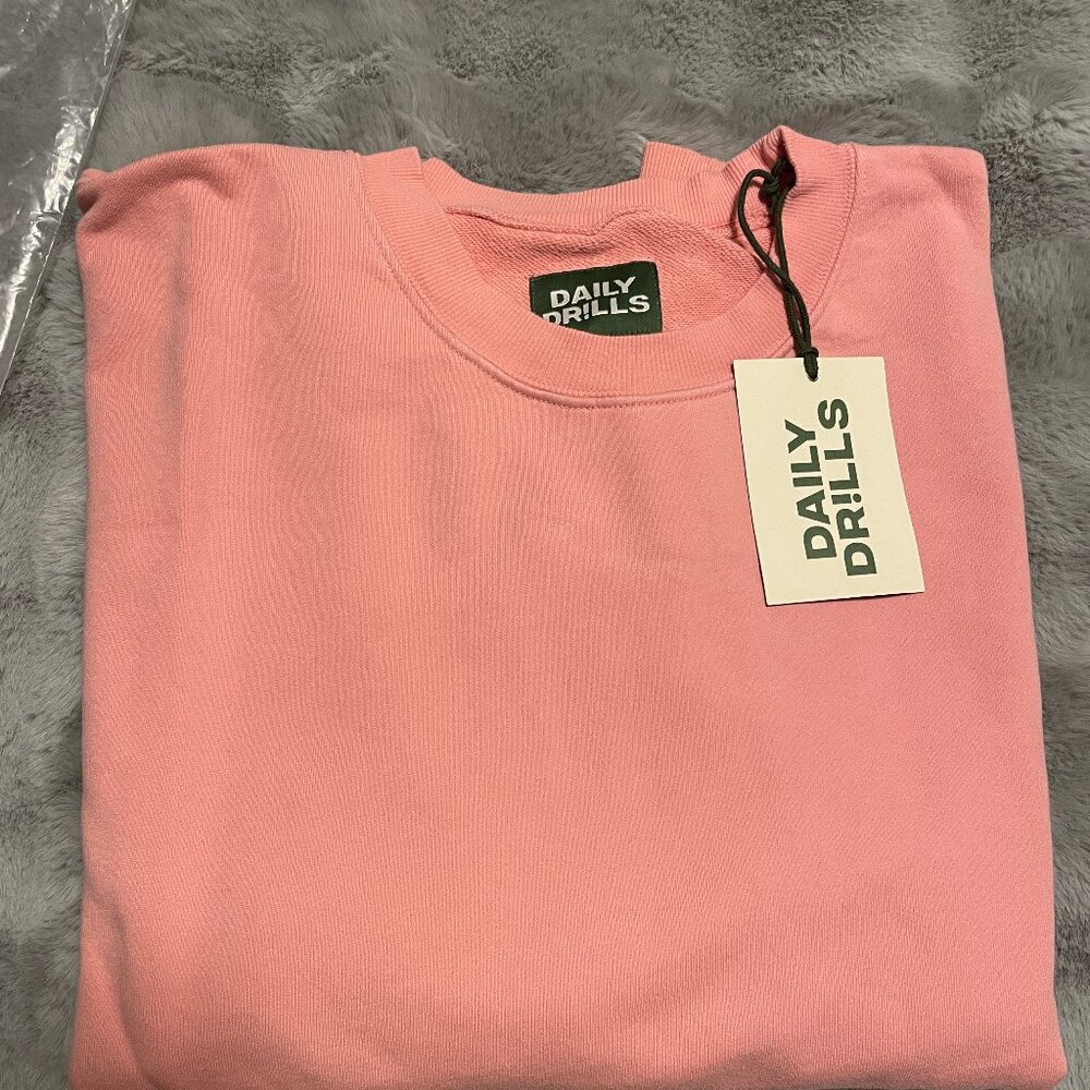*NWT* DAILY DRILLS Unisex Oversized Crew
